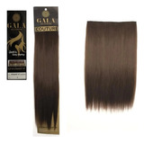 Extension Cabello Gala Couture 100% Fibra Natural 18pLG Clip Color #4 Castaño