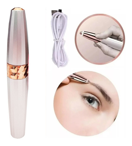 Depiladora Facial Para Cejas Bozo Oreja  Electrica Cable Usb