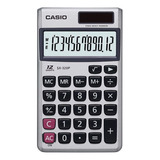 Calculadora Casio De Bolso Sx-320p-w-dp 12 Digitos Prata