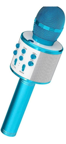 Micrófono De Karaoke Inalámbrico Con Bocina  Y Bluetooth 