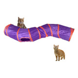 Túnel Curvo Juego Interactivo Para Mascotas, Gatos, Conejos