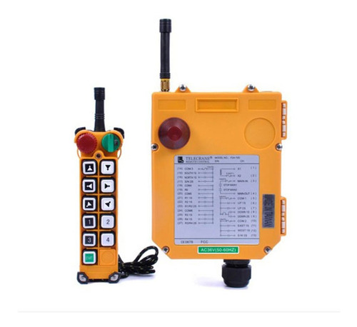 F24-10d 12vca/cc Botoeira Sem Fiotelecrane Controle Remoto