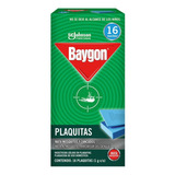 Insecticida En Láminas Baygon Plaquitas Mata Mosquitos 16 Piezas