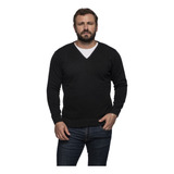 Suéter Masculino Tricot Lã Mescla Gola V Londres 72062