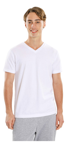 Playera Cuello V C&a De Hombre