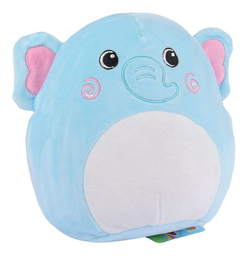 Pelúcia Infantil Almofada Bichos Elefante Fifi 20 Cm Dm Toys