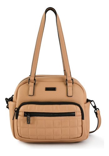 Lambert Cartera Dos Asas Pequeña Beige