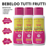 Kit Com 3 Sabonete Íntimo Bebeloo Aroma Tutti Frutti Suave!!