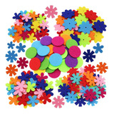 Sunswei - Flores De Fieltro Manualidades, 4 Formas, 150...