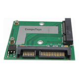 Conversor Ssd Mini Sata 18+8 A Sata Pc Mesa Computoys Sas