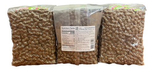 Perlas De Tapioca Azucar Morena De 3kg Bubba Tea  Epa