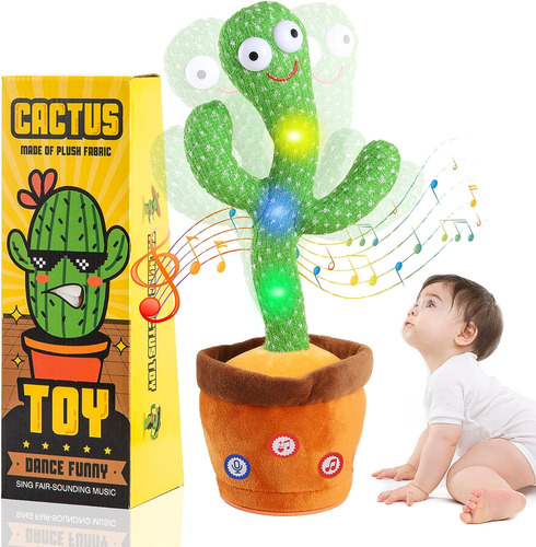 Baby Toys Talking Cactus Toy Dancing Singing Mimicking Recor