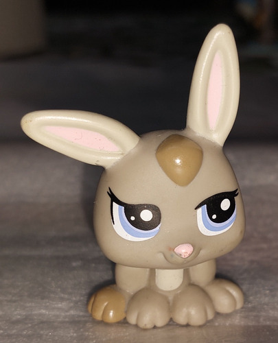 Little Pet Shop Hasbro Modelo 45 Conejo Gris