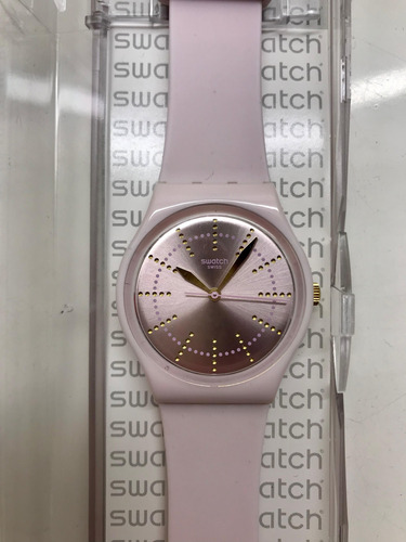 Reloj Swatch Original Guimauve Gp148 Rosa