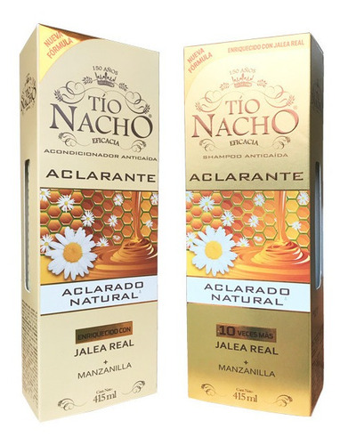 Tio Nacho Aclarante Kit Shampoo + Acondicionador 415 Ml
