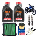 Kit Afinación Pulsar Ns160 Motul Sintetico 7100 20w50 2l