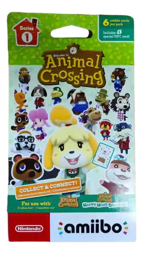 6 Tarjetas Nfc Amiibo - Animal Crossing - Sobre Sellado S1