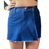 Falda Short Mezclilla Mujer