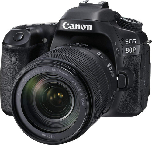 Canon Eos 80d Cámara Digital Con Lente 18-55mm