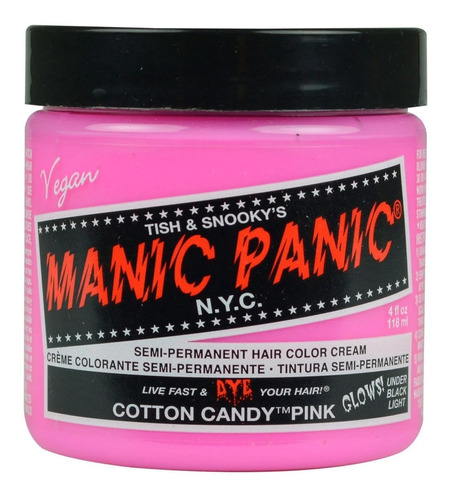 Tinte Manic Panic 118ml Cotton Candy Pink