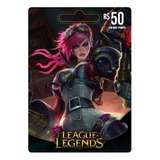 Gift Card League Of Legends Digital R$ 50