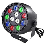 Mini Refletor Par 12 Leds Digital Strobo Dmx Efeito Rgbw