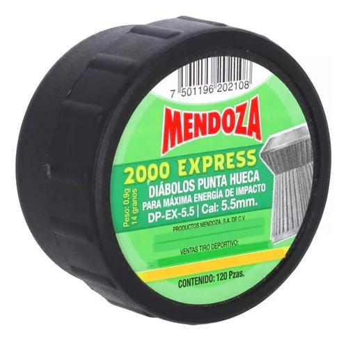 1200 Pzas Posta  Diabolo 2000 Express Calibre 5.5 Gt005