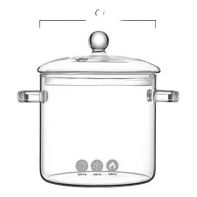 Cuenco De Vidrio Para Sopa De Guiso, 1350\u002F1900 Ml, Cacerola | Envío gratis
