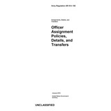 Libro: Army Regulation Ar 614-100 Officer Policies, Details,