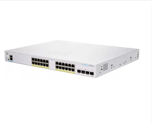 Switch Cisco Adm 24 Giga Full Poe + 4 Sfp Cbs250-24fp-4g-ar