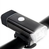 Farol Lanterna Bike Led 4 Funções Recarregável Usb Forte Qd1