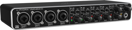 Interface Usb 4x4 Pré-amplificador Midas Behringer Umc404hd