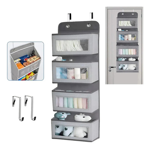 Organizador Colgante Sobre La Puerta Para Pañales,4 Espacios
