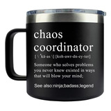 Vaso Coordinador Del Caos, Regalos De Navidad Para Mujeres, 