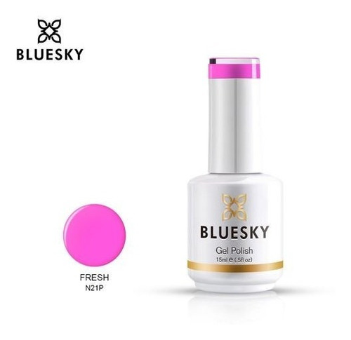 Esmalte Permanente Gel Bluesky -neon 21 Rosado Neon