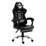 Cadeira Gamer Fox Nordic Confort Preto Apoio Para Os Pés