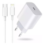 Cargador 20w Compatible Con iPhone 13 Usb-c A Lightning 