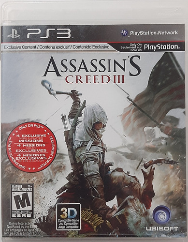 Assassin's Creed 3 Juego Físico Original Ps3