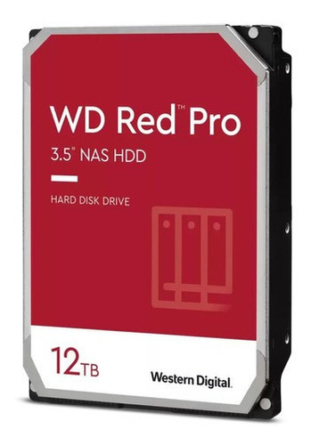 Disco Duro Western Digital Red Pro Wd121kfbx 12tb Nas Sata3 Rojo