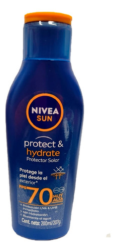 Protector Solar Fps70 200ml Protect Hydrate Nivea Sun