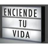 Letrero Luminoso Led Tipo Cine, Cartelera Vintage