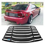 Fits 99-04 Ford Mustang Gloss Black Rear Window Louver C Zzg