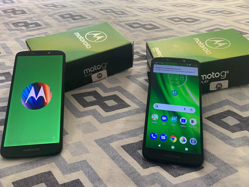 2 Celulares Moto G6 Play Com Caixa Original E Nf De Compra