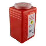 Bote Rojo Recolector Contenedor Punzocortante Rpbi 2.7 Lts