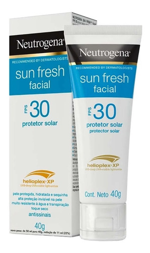 Protetor Solar Facial Neutrogena Sun Fresh Fps 30 - 40g