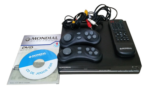 Dvd Mondial Game Star D07 C/ Joysticks Karaoke C/ Score