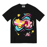 Polera De Manga Corta De Algodón Puro Kirby Cute Game Mach