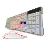 Combo Gamer Mouse Y Teclado Usb 1.5m Retroiluminado Luz Led