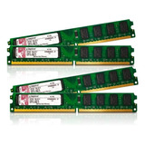 Kit 4 Uni Memória Kingston Ddr2 2gb 800 Mhz 8gb (4x2gb)