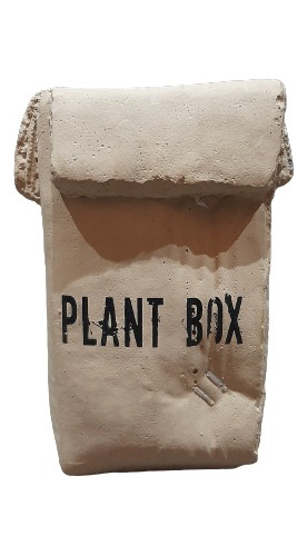 Maceta Ceramica Para Planta  Simula Un Box Es Un Plant Box